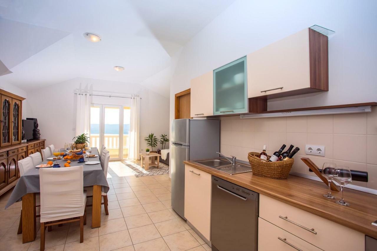 לוקבה Villa Maslina, With Private 32M2Pool, Panoramic Views On 100Km Coastline, 12 Pax מראה חיצוני תמונה