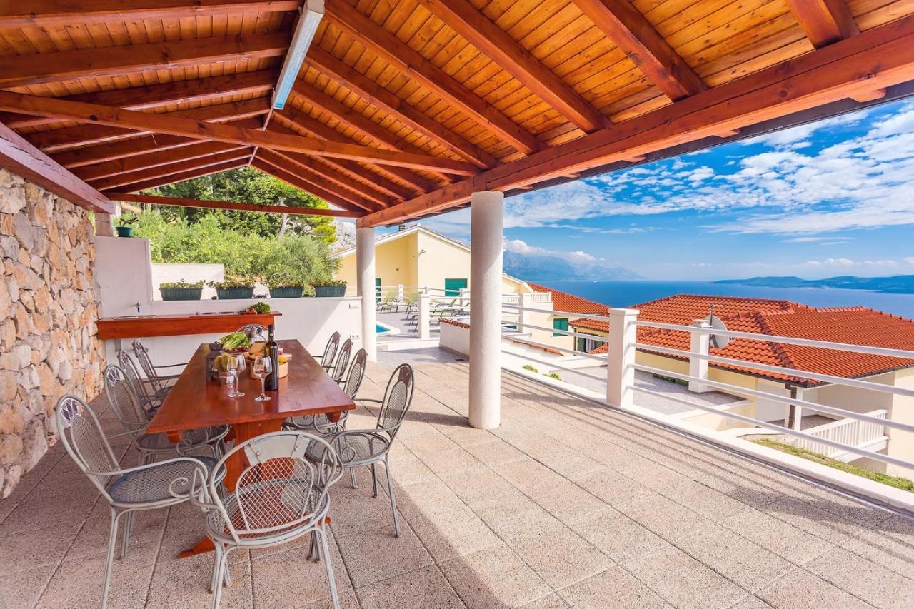 לוקבה Villa Maslina, With Private 32M2Pool, Panoramic Views On 100Km Coastline, 12 Pax מראה חיצוני תמונה